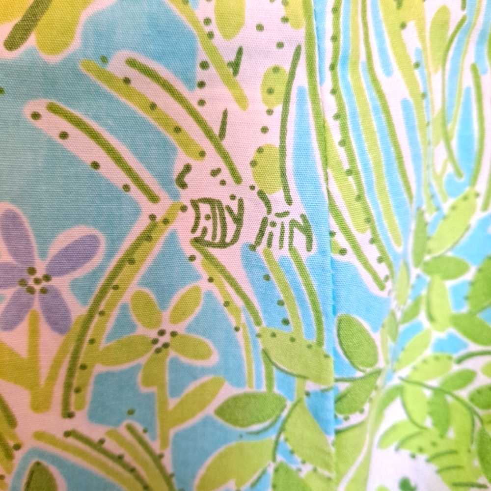 Lilly Pulitzer Skirt Jungle Print Lion Zebra White Label Size 8 - Picture 3 of 7